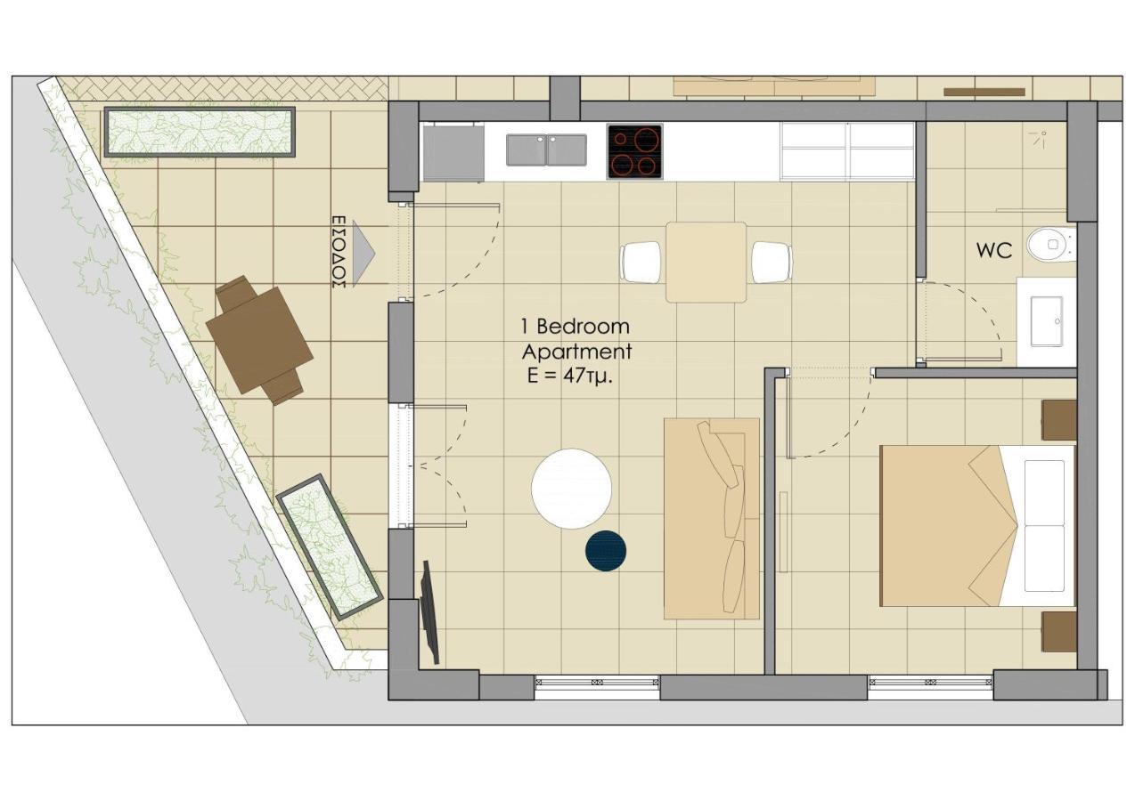 Sti Chora Apartments Lefkáda Kültér fotó